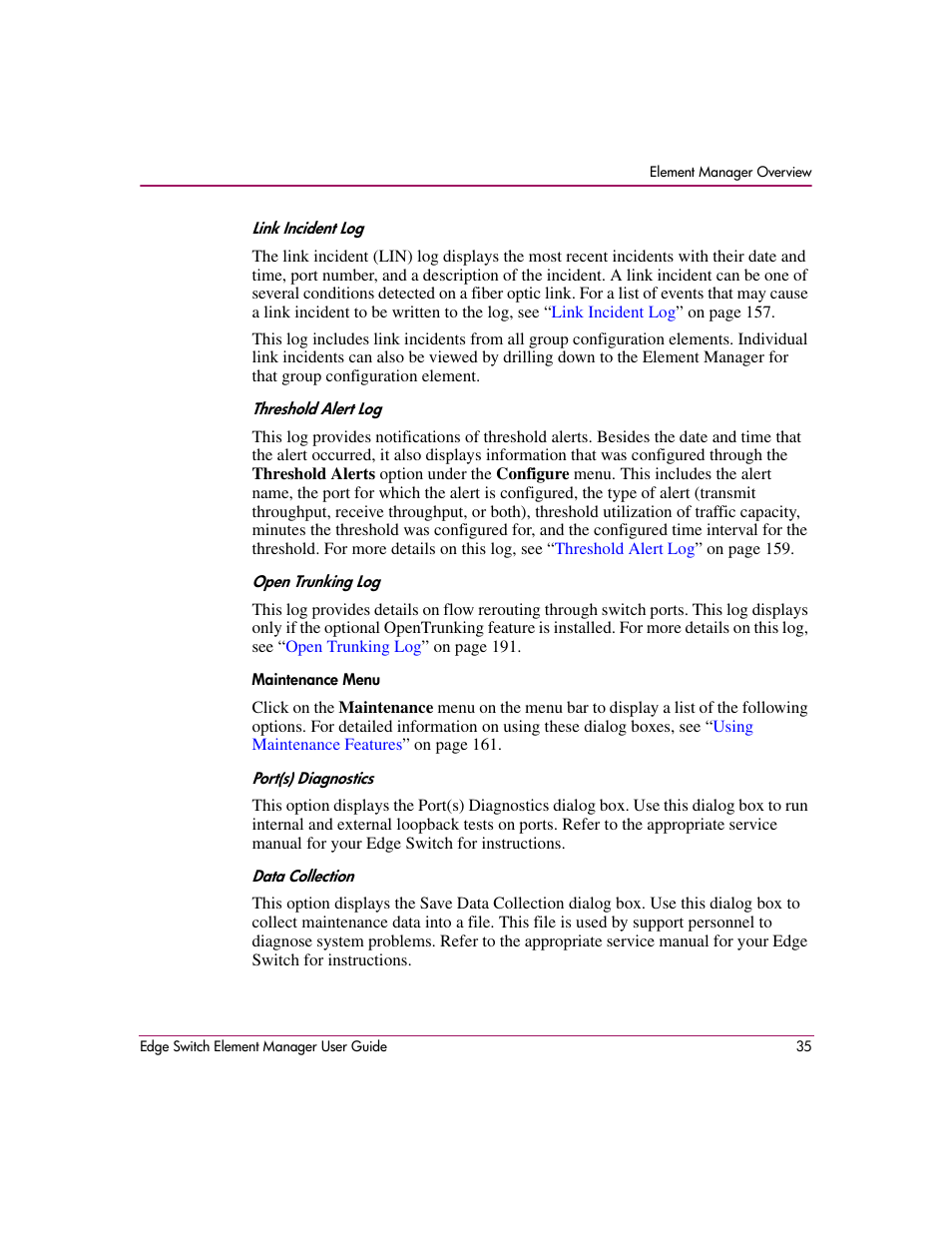 HP StorageWorks 2.12 Edge Switch User Manual | Page 35 / 246