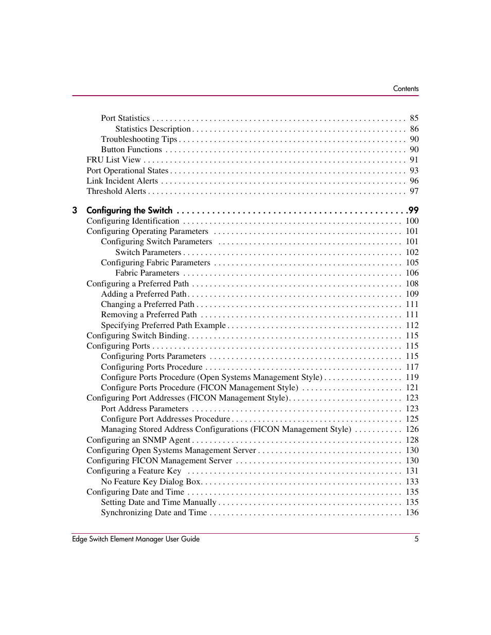 HP StorageWorks 2.12 Edge Switch User Manual | Page 5 / 246