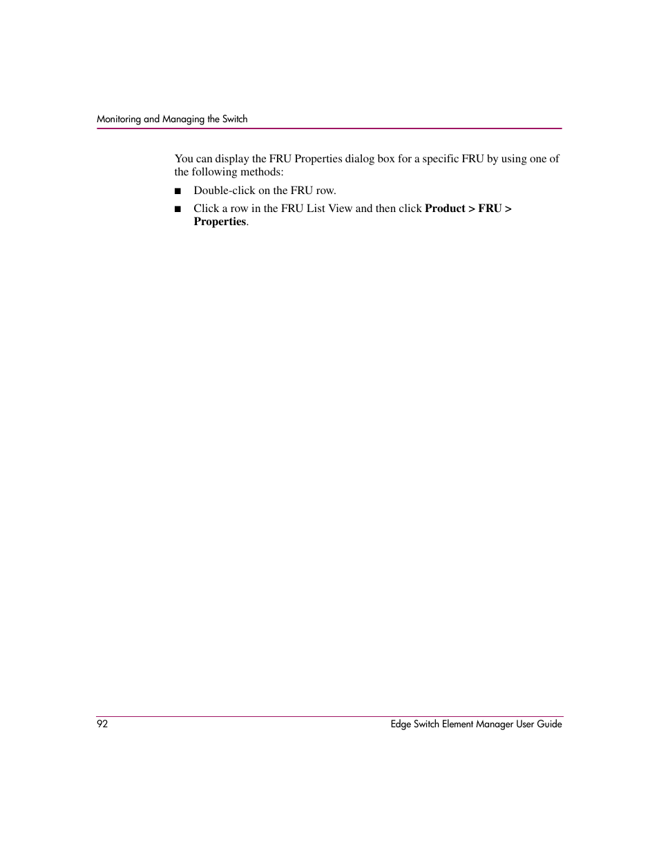 HP StorageWorks 2.12 Edge Switch User Manual | Page 92 / 246