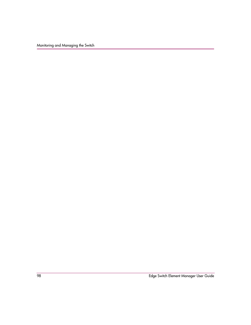 HP StorageWorks 2.12 Edge Switch User Manual | Page 98 / 246