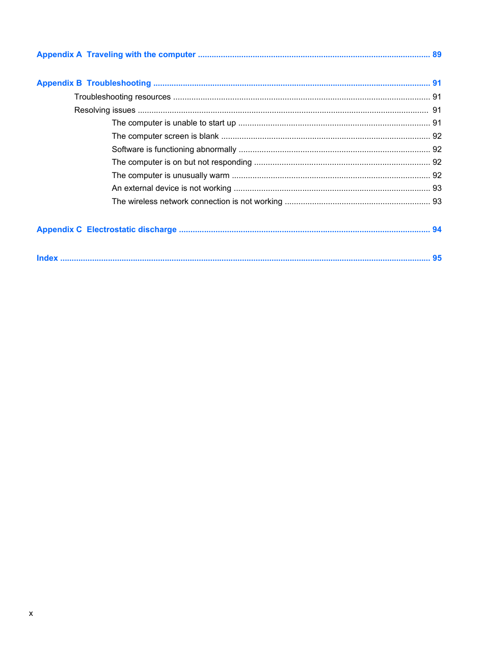 HP EliteBook 840 G1 Notebook PC User Manual | Page 10 / 108