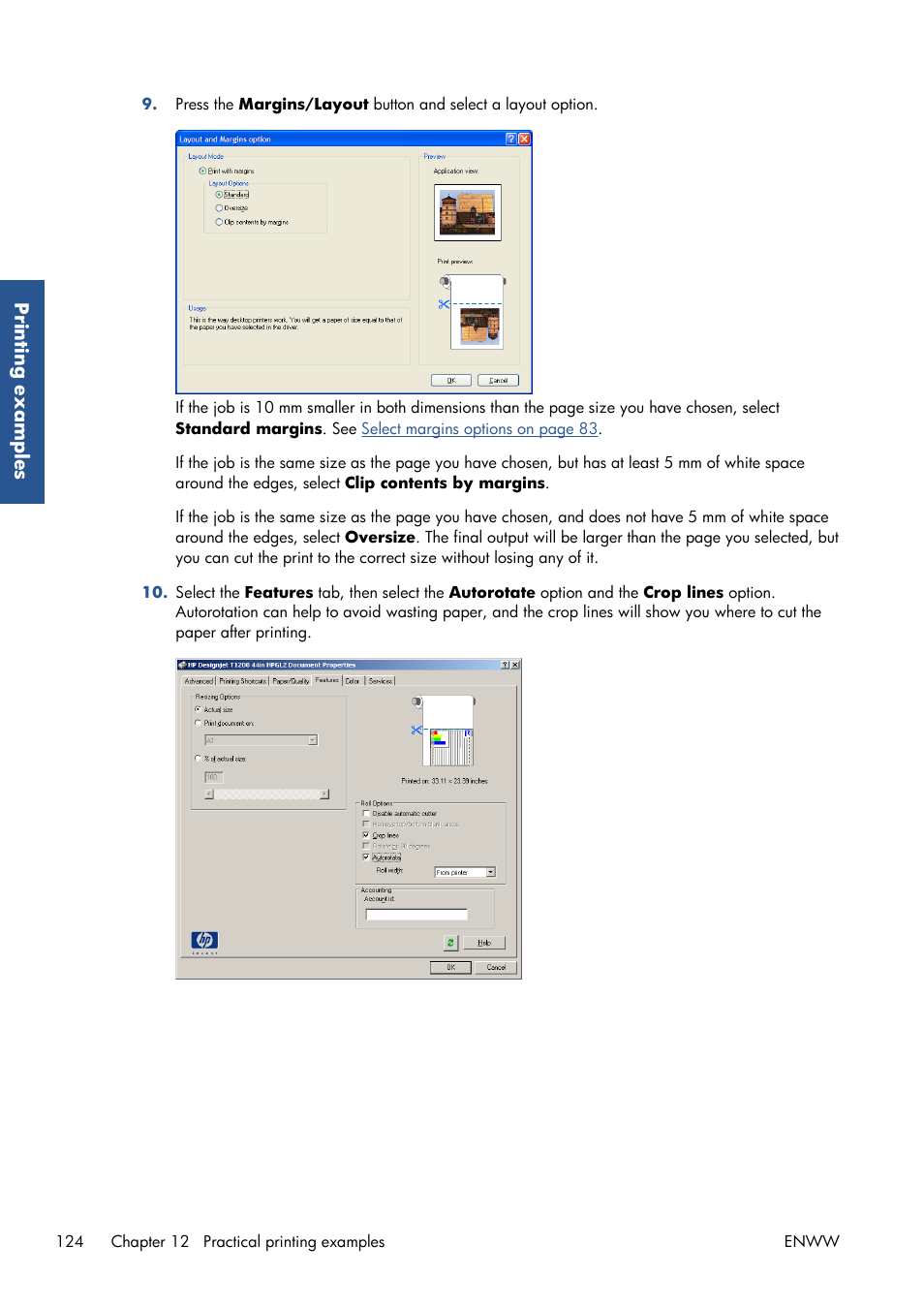 HP Designjet T7100 Printer series User Manual | Page 132 / 217