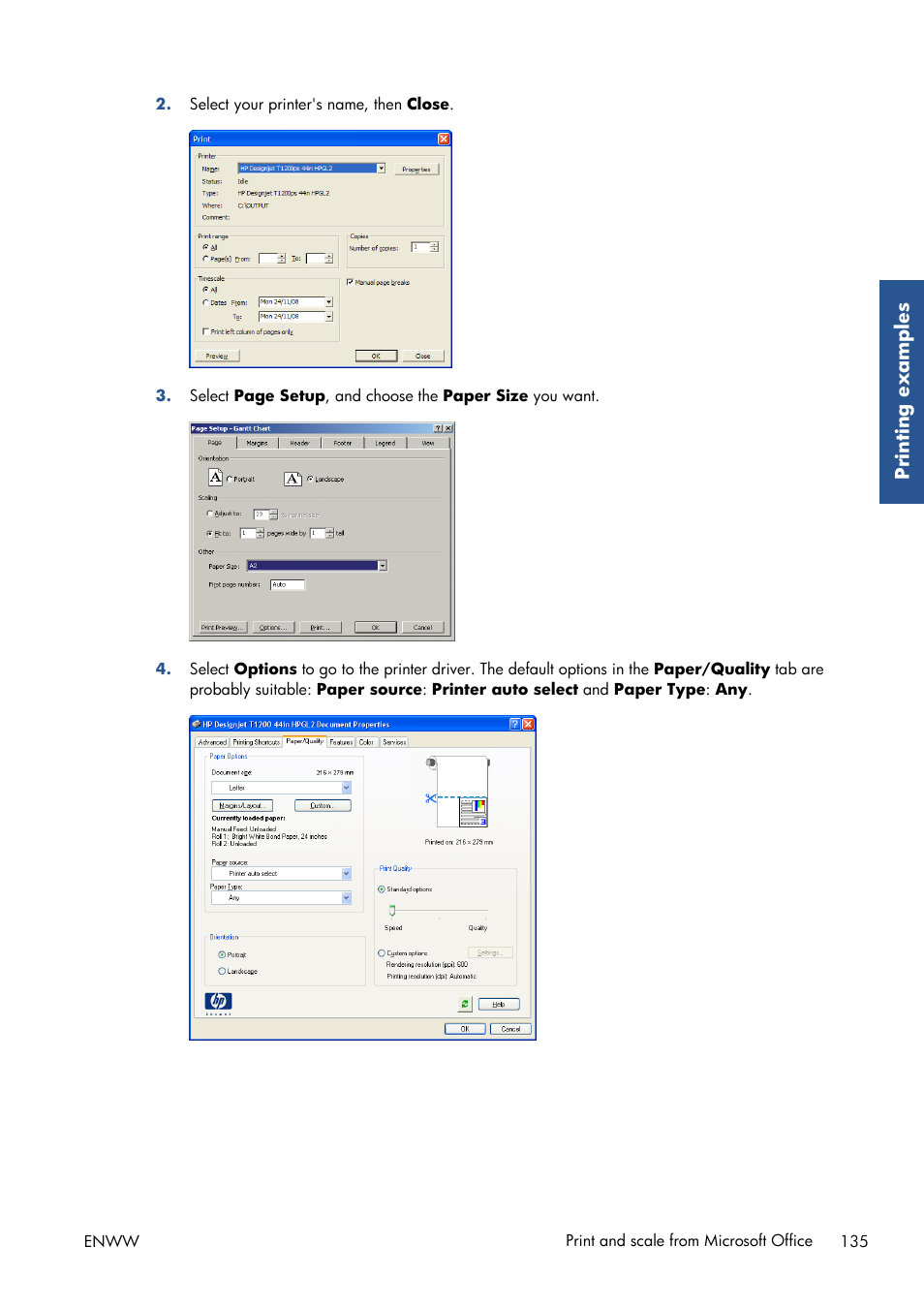 HP Designjet T7100 Printer series User Manual | Page 143 / 217