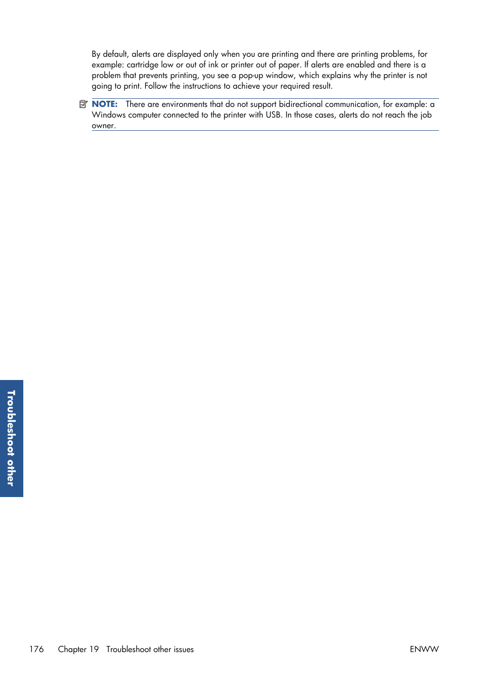 HP Designjet T7100 Printer series User Manual | Page 184 / 217