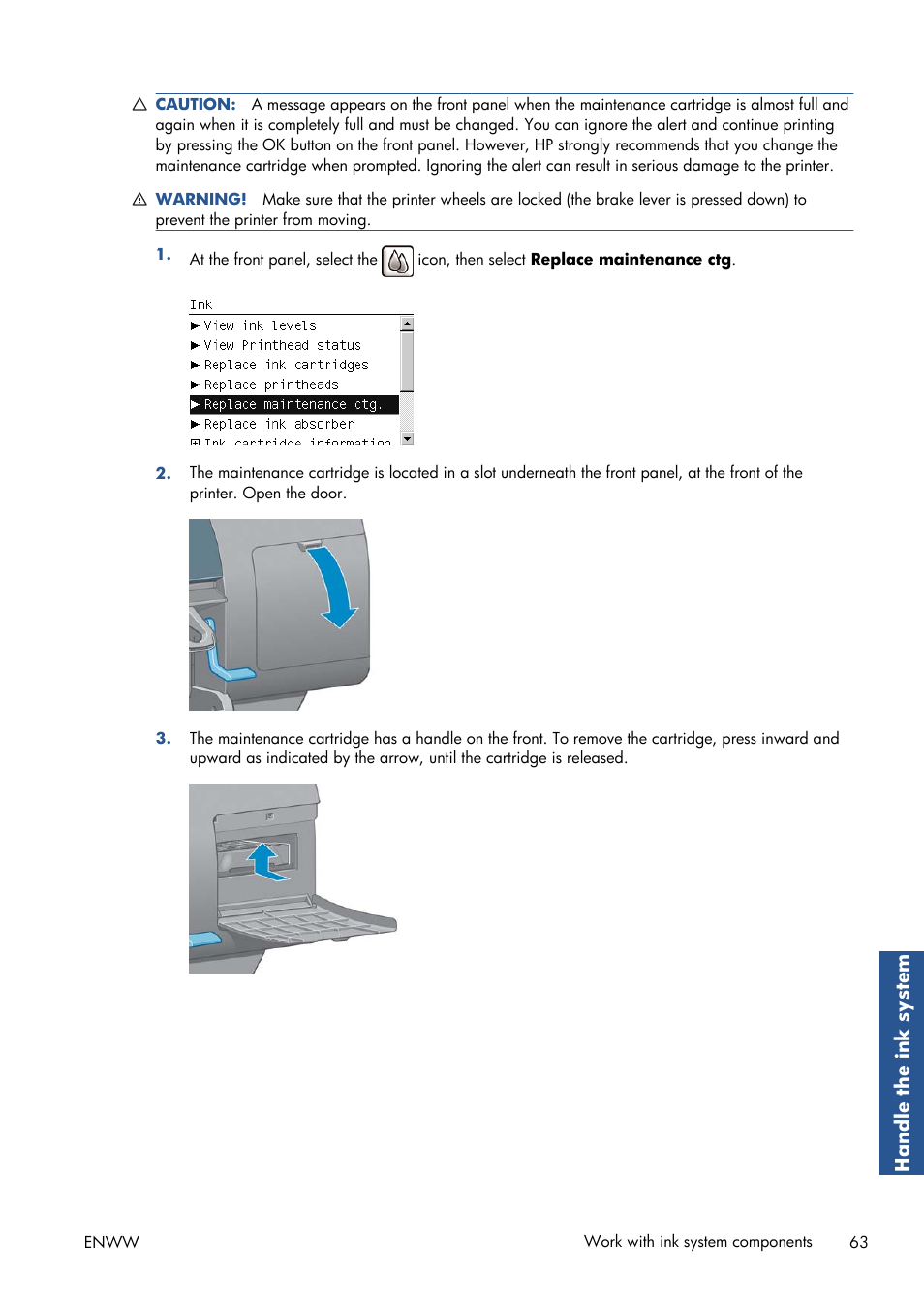 HP Designjet T7100 Printer series User Manual | Page 71 / 217