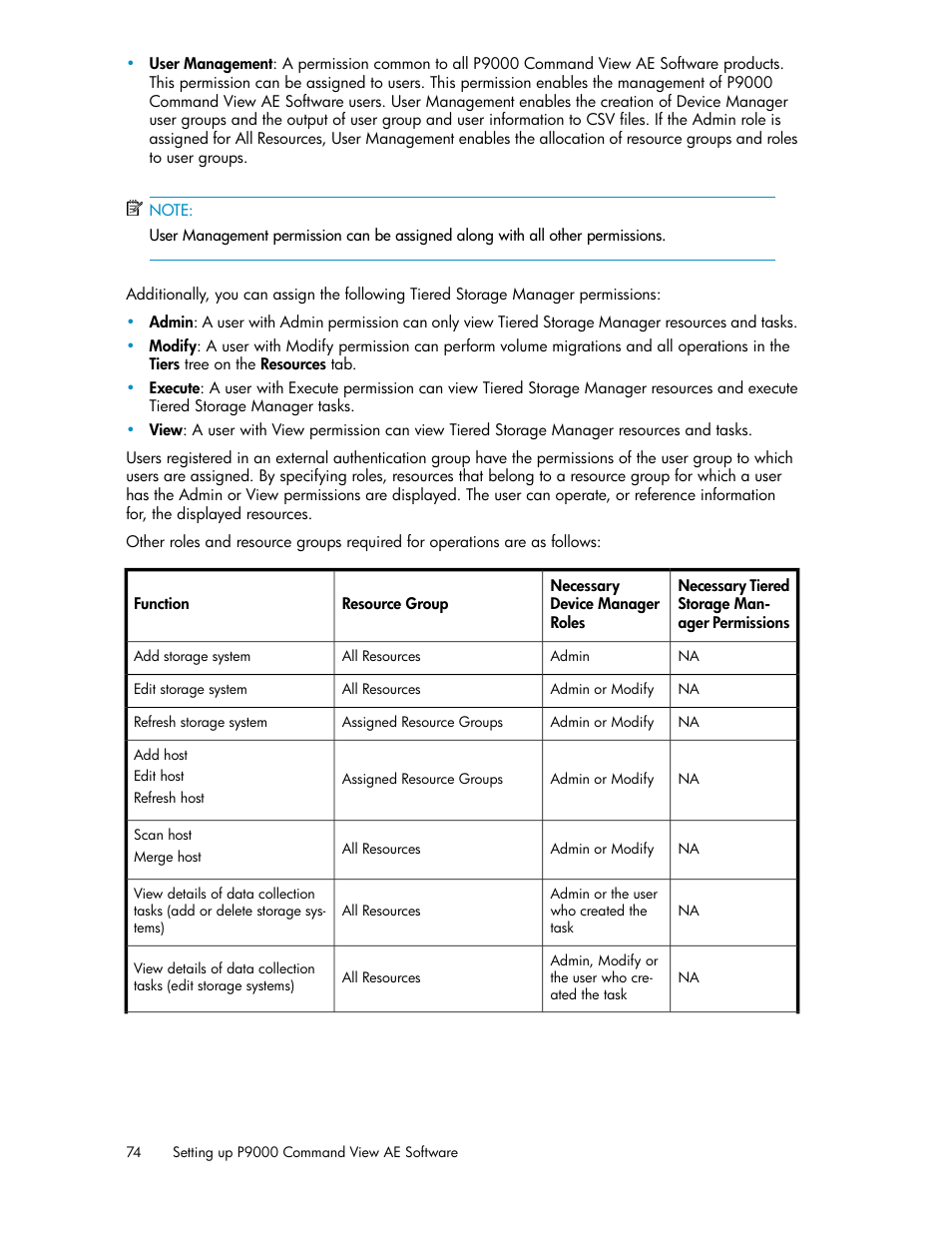 HP XP P9000 Command View Advanced Edition Software User Manual | Page 74 / 104