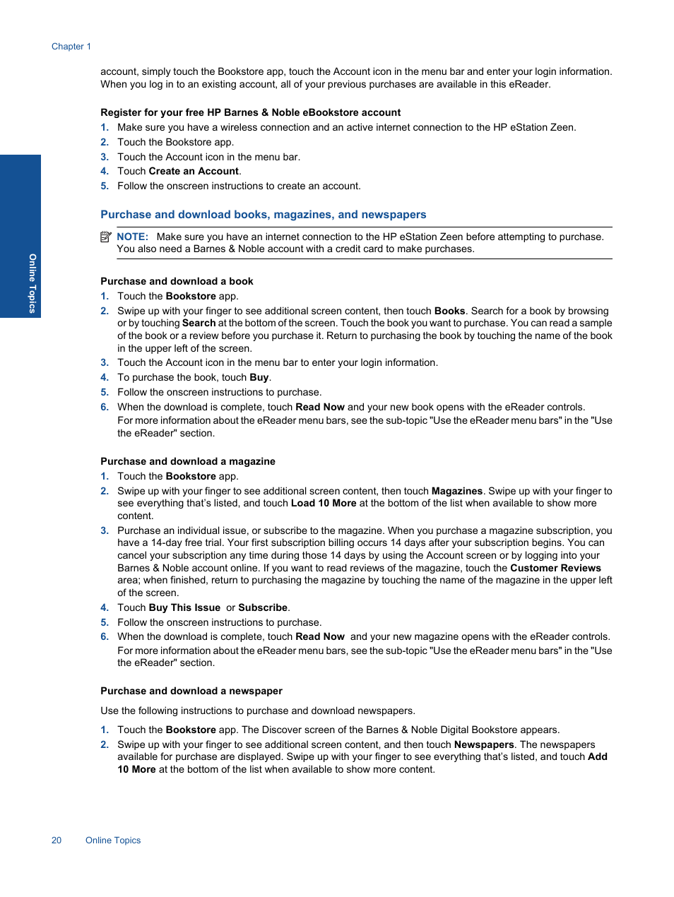 HP Photosmart eStation All-in-One Printer - C510a User Manual | Page 22 / 54