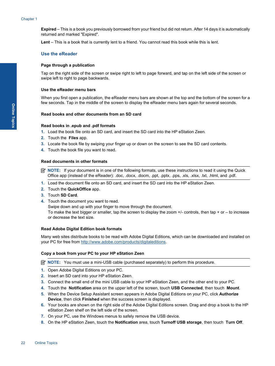 HP Photosmart eStation All-in-One Printer - C510a User Manual | Page 24 / 54
