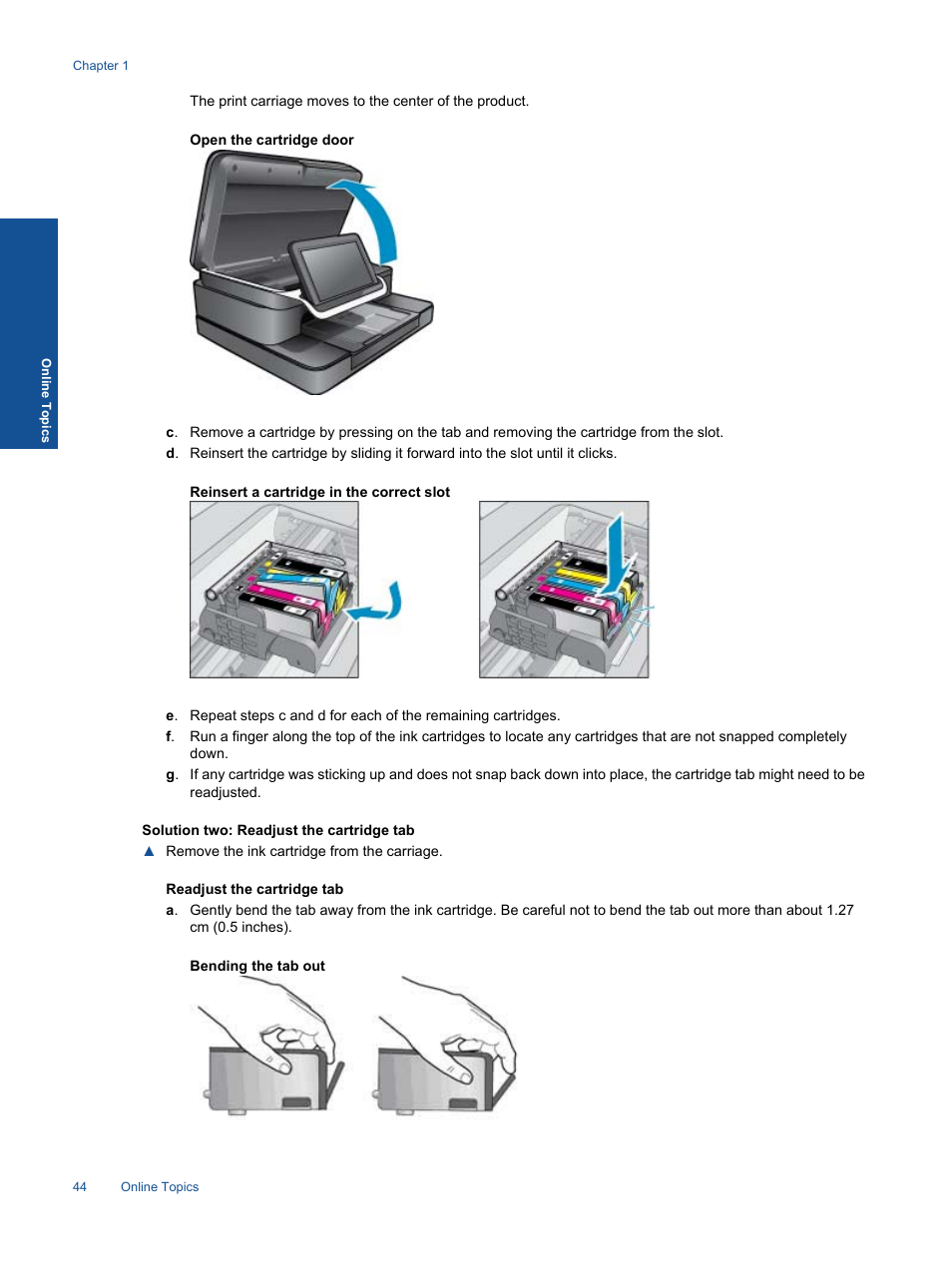 HP Photosmart eStation All-in-One Printer - C510a User Manual | Page 46 / 54