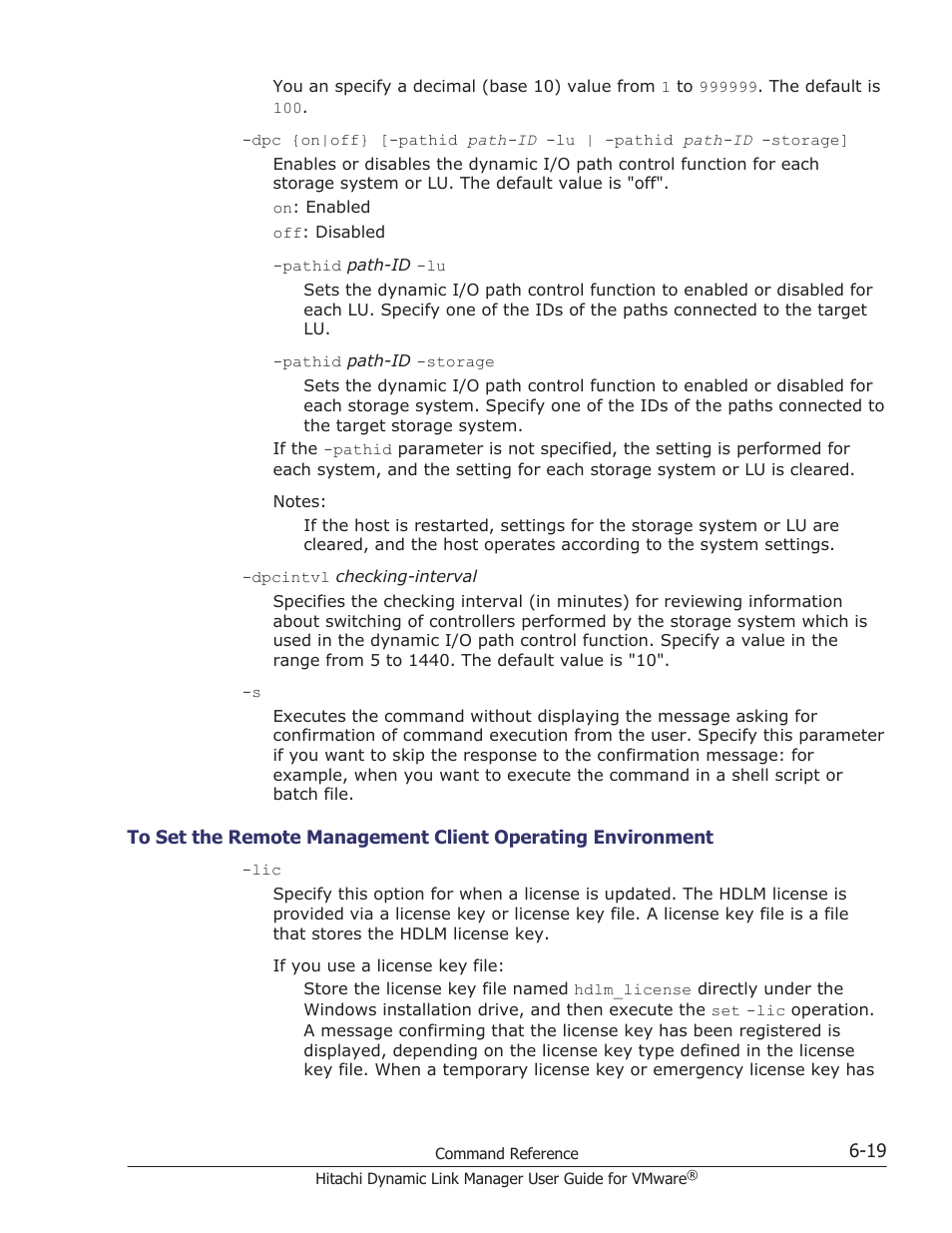 HP Hitachi Dynamic Link Manager Software User Manual | Page 111 / 242