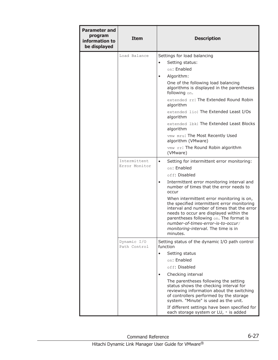 HP Hitachi Dynamic Link Manager Software User Manual | Page 119 / 242