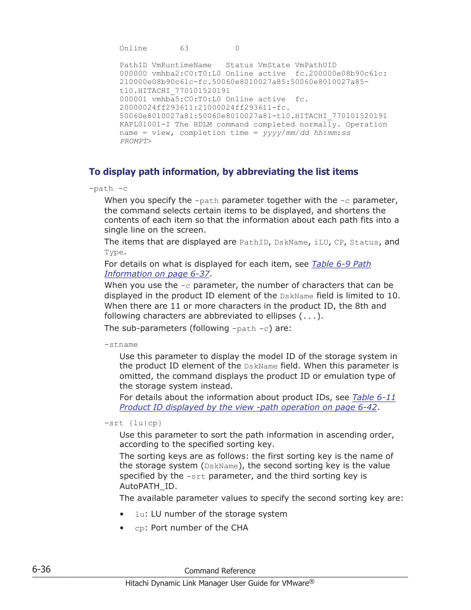 HP Hitachi Dynamic Link Manager Software User Manual | Page 128 / 242