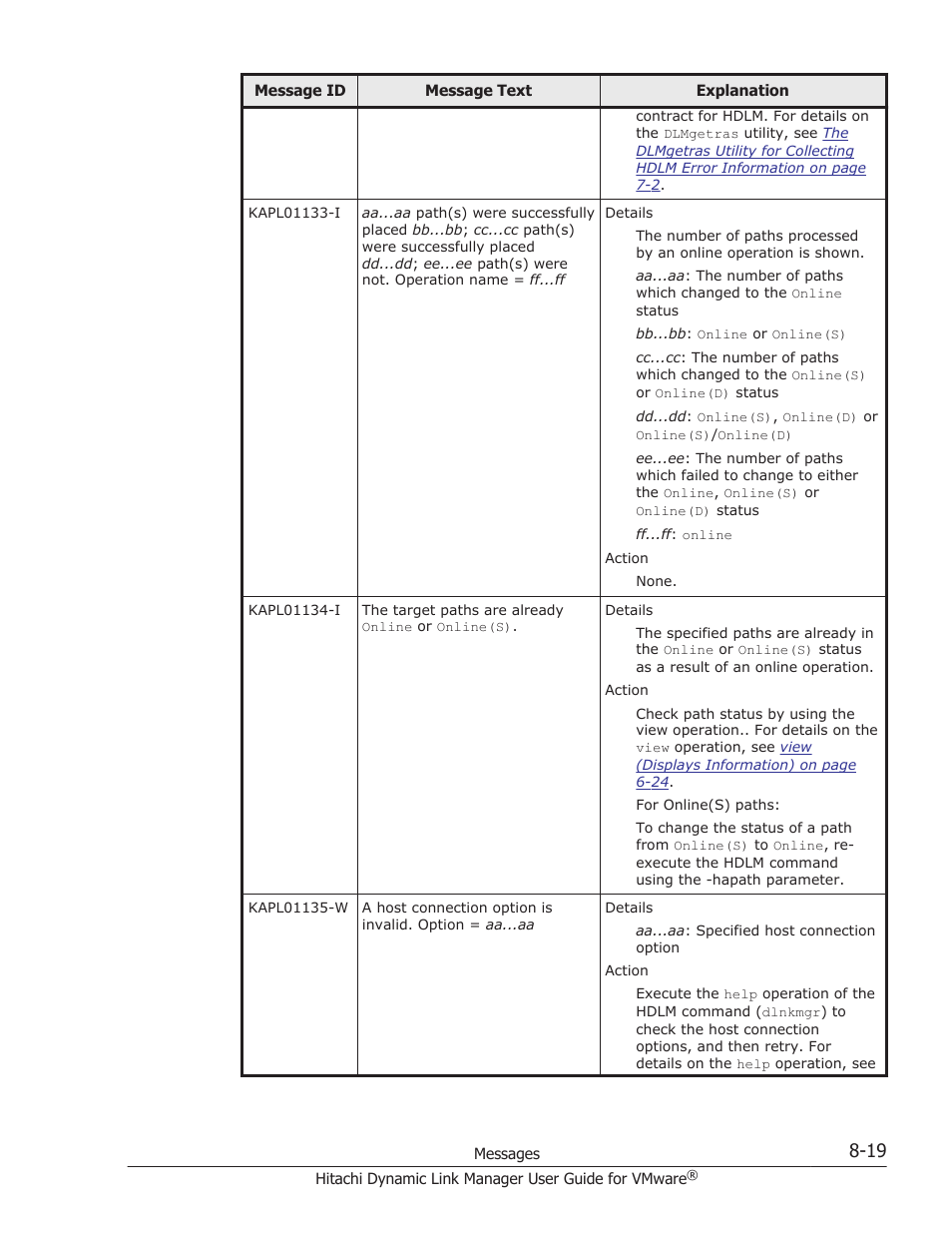 HP Hitachi Dynamic Link Manager Software User Manual | Page 177 / 242