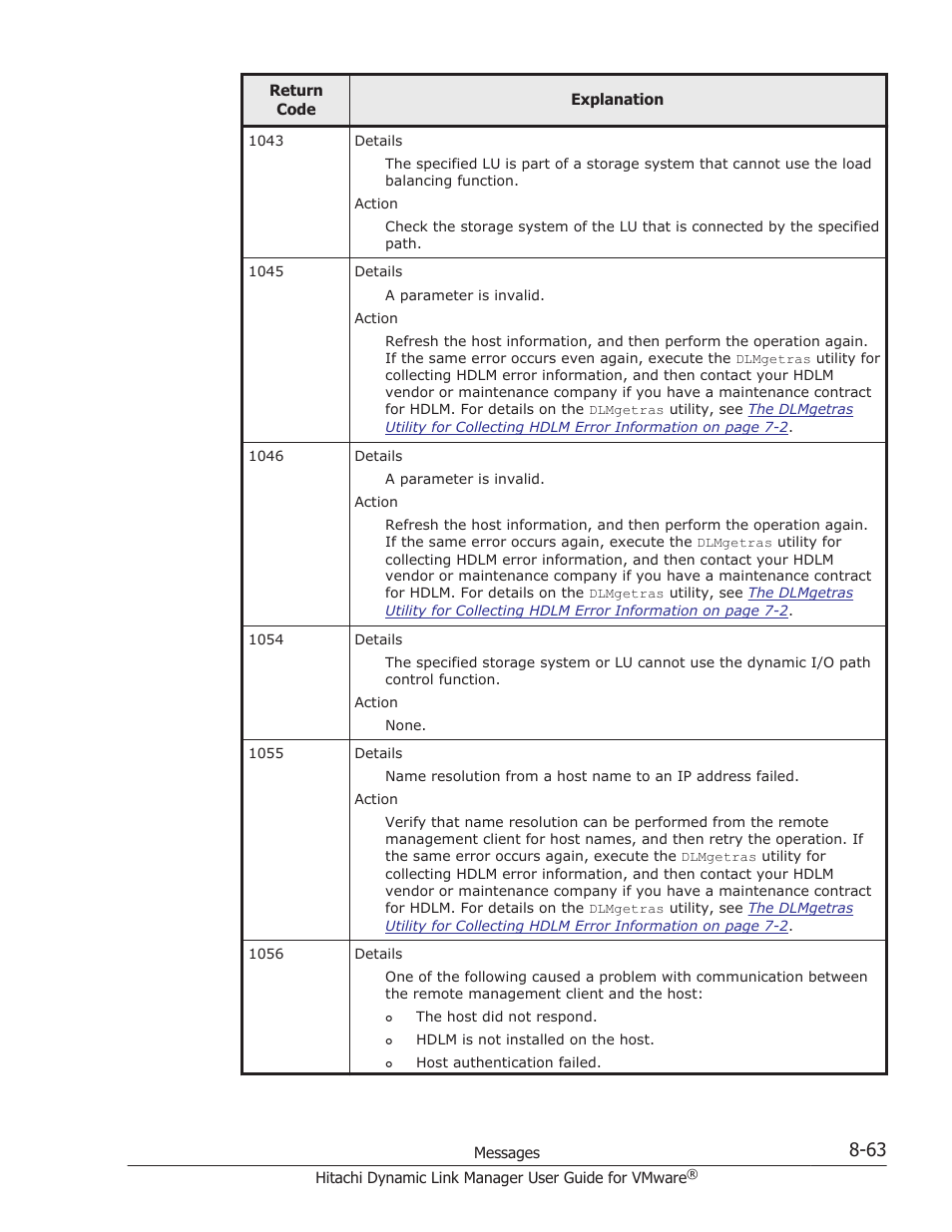 HP Hitachi Dynamic Link Manager Software User Manual | Page 221 / 242