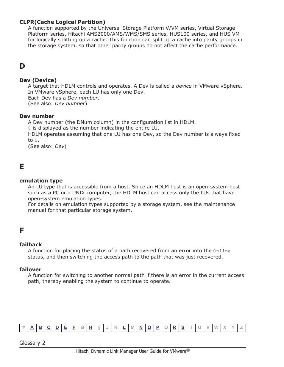 HP Hitachi Dynamic Link Manager Software User Manual | Page 230 / 242