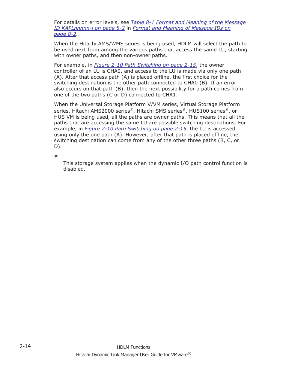 HP Hitachi Dynamic Link Manager Software User Manual | Page 32 / 242