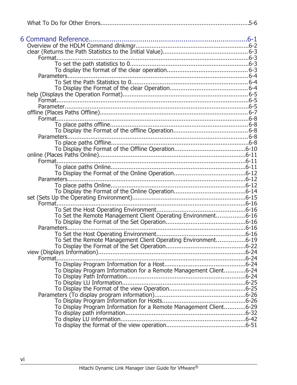 HP Hitachi Dynamic Link Manager Software User Manual | Page 6 / 242