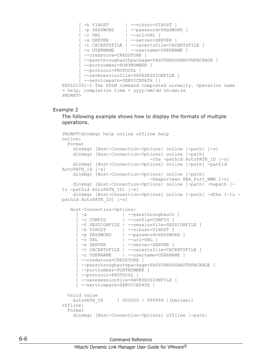 HP Hitachi Dynamic Link Manager Software User Manual | Page 98 / 242