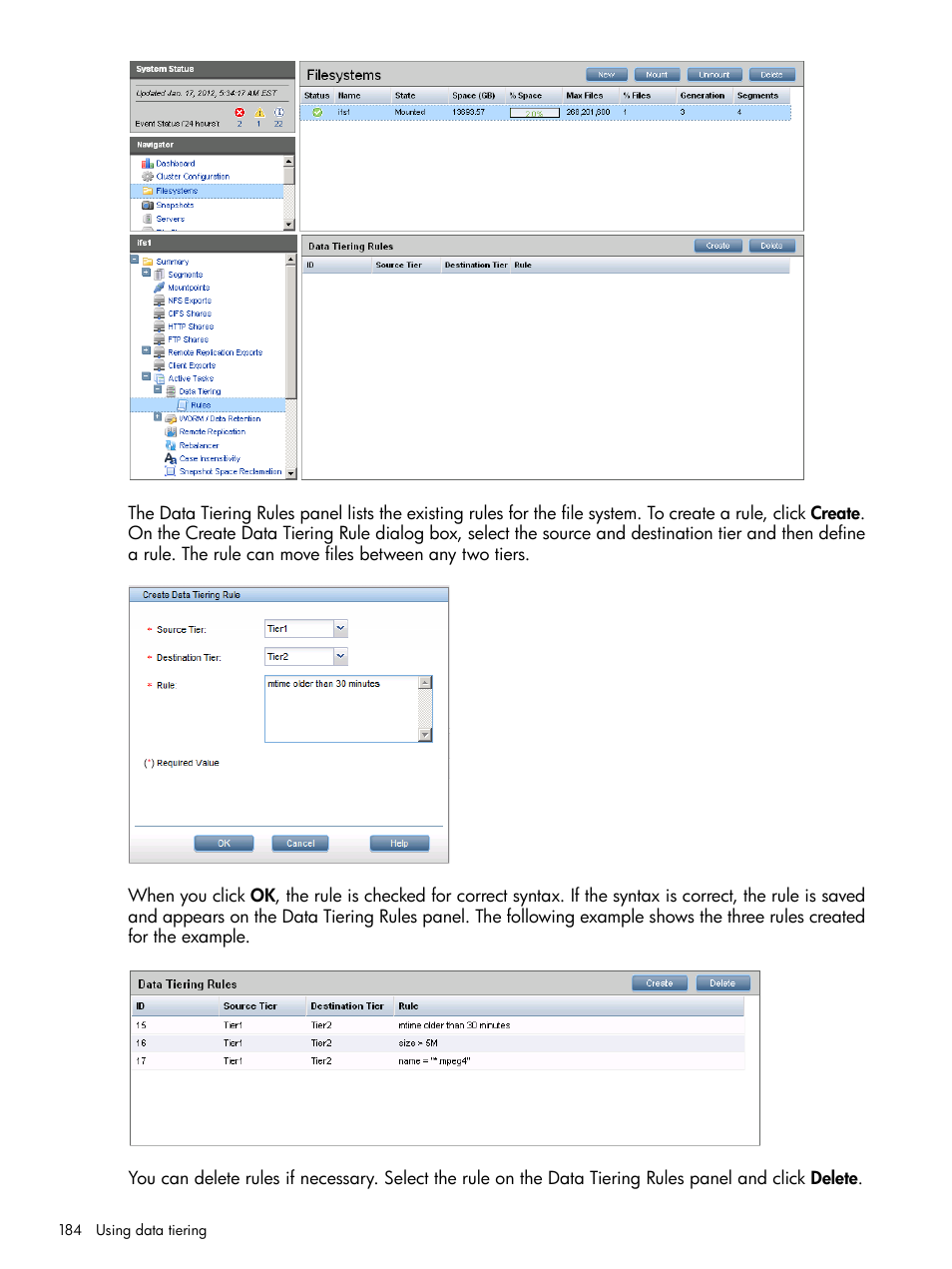 HP StoreAll Storage User Manual | Page 184 / 209