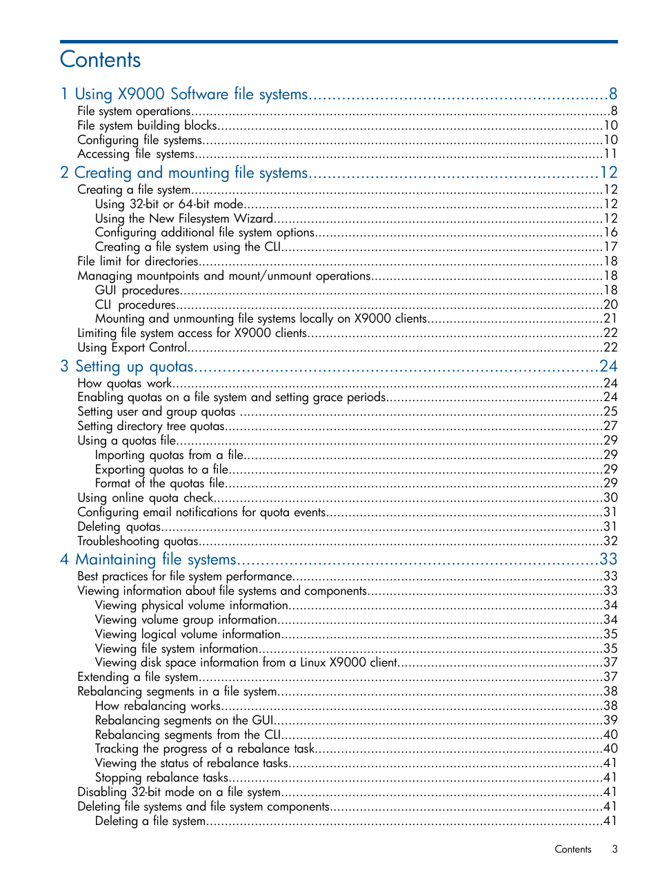 HP StoreAll Storage User Manual | Page 3 / 209