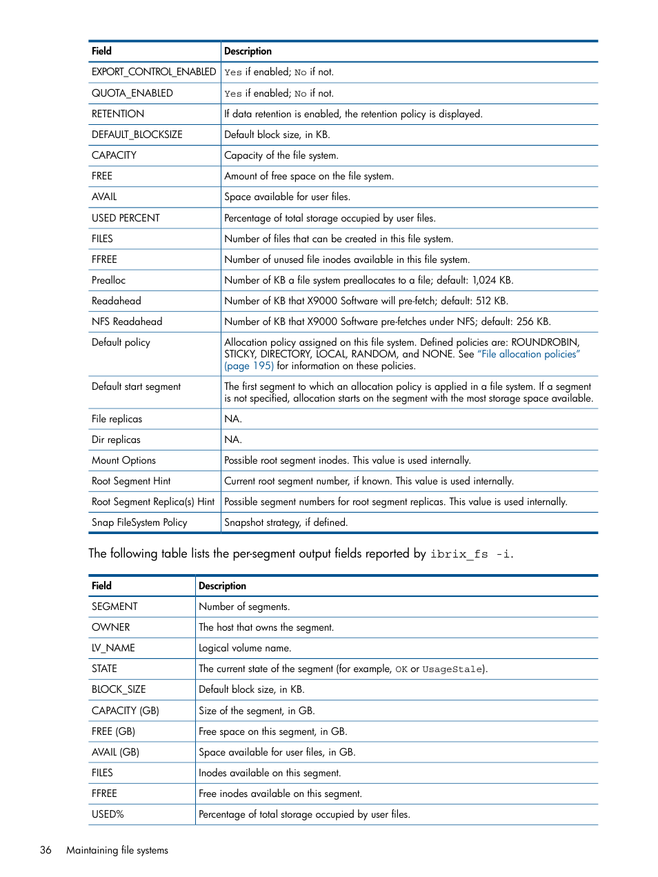 HP StoreAll Storage User Manual | Page 36 / 209