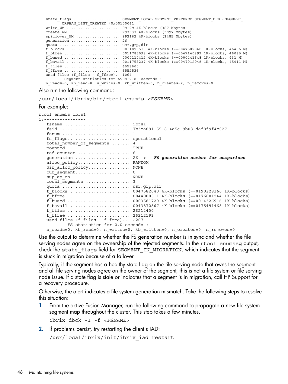 HP StoreAll Storage User Manual | Page 46 / 209