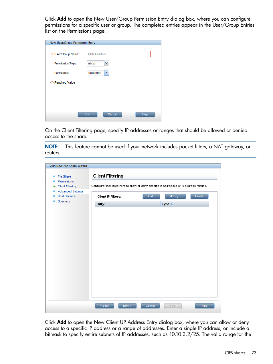 HP StoreAll Storage User Manual | Page 73 / 209