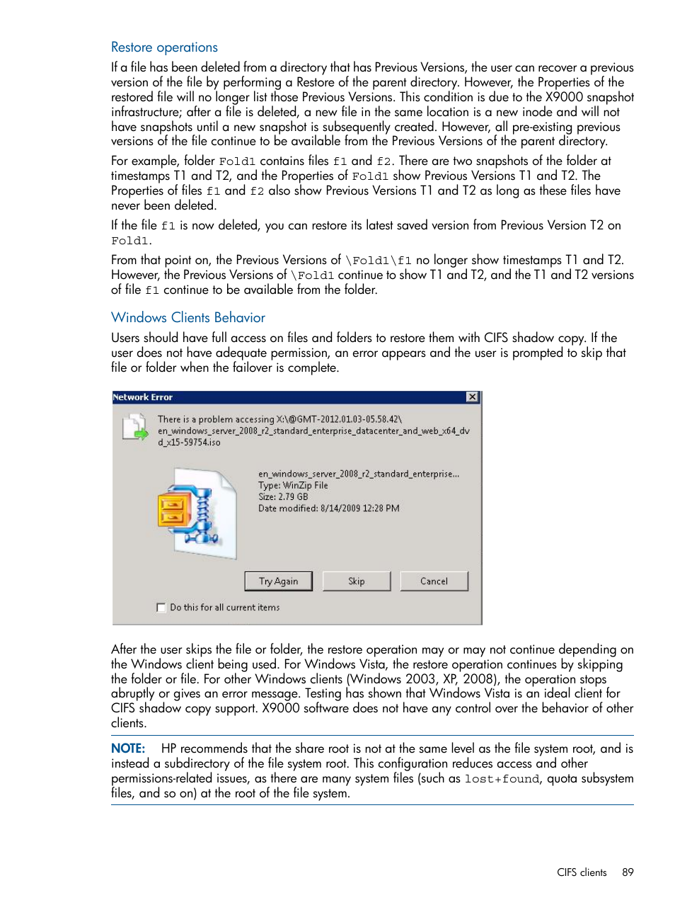 HP StoreAll Storage User Manual | Page 89 / 209