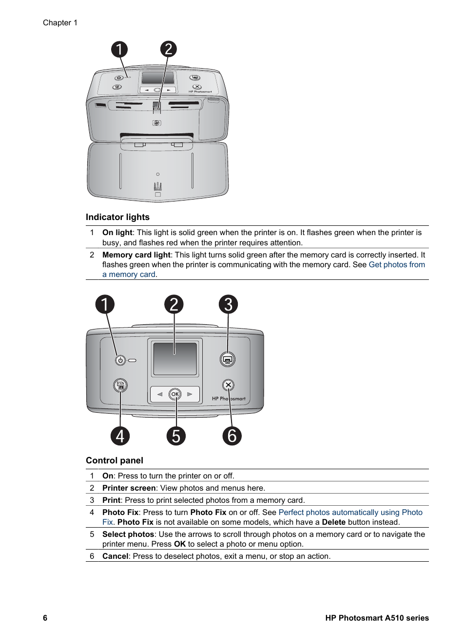 HP Photosmart A512 Compact Photo Printer User Manual | Page 9 / 66
