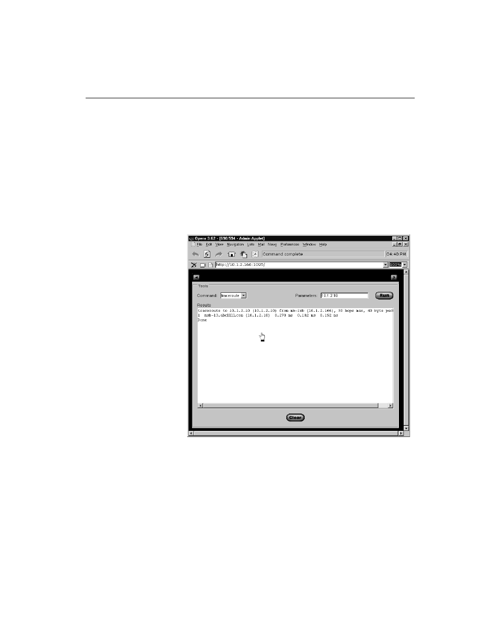 Traceroute | HP Traffic Director sa7220 User Manual | Page 139 / 352