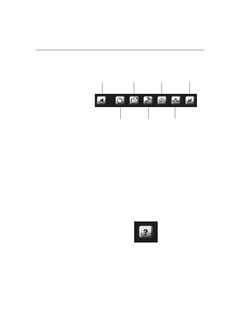 Topology screen toolbar, Online help, Topology screen toolbar online help | HP Traffic Director sa7220 User Manual | Page 76 / 352