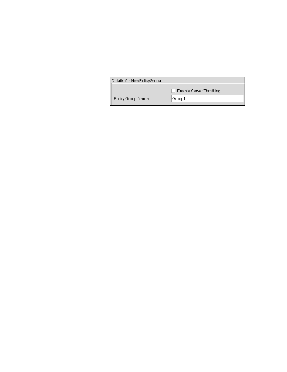 Throttling, Deleting policy groups, Throttling deleting policy groups | HP Traffic Director sa7220 User Manual | Page 83 / 352