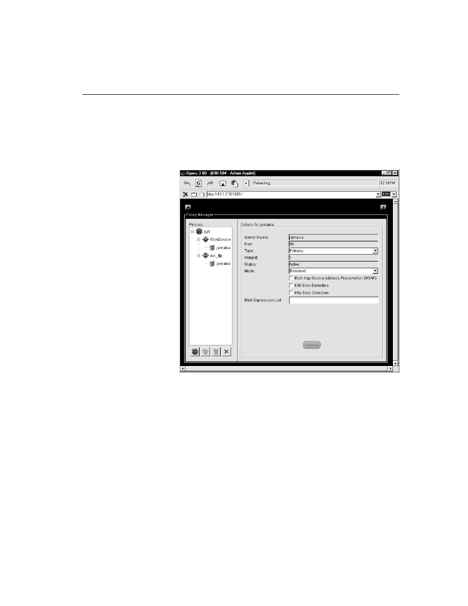 Rich controls (all models except the sa7200) | HP Traffic Director sa7220 User Manual | Page 91 / 352