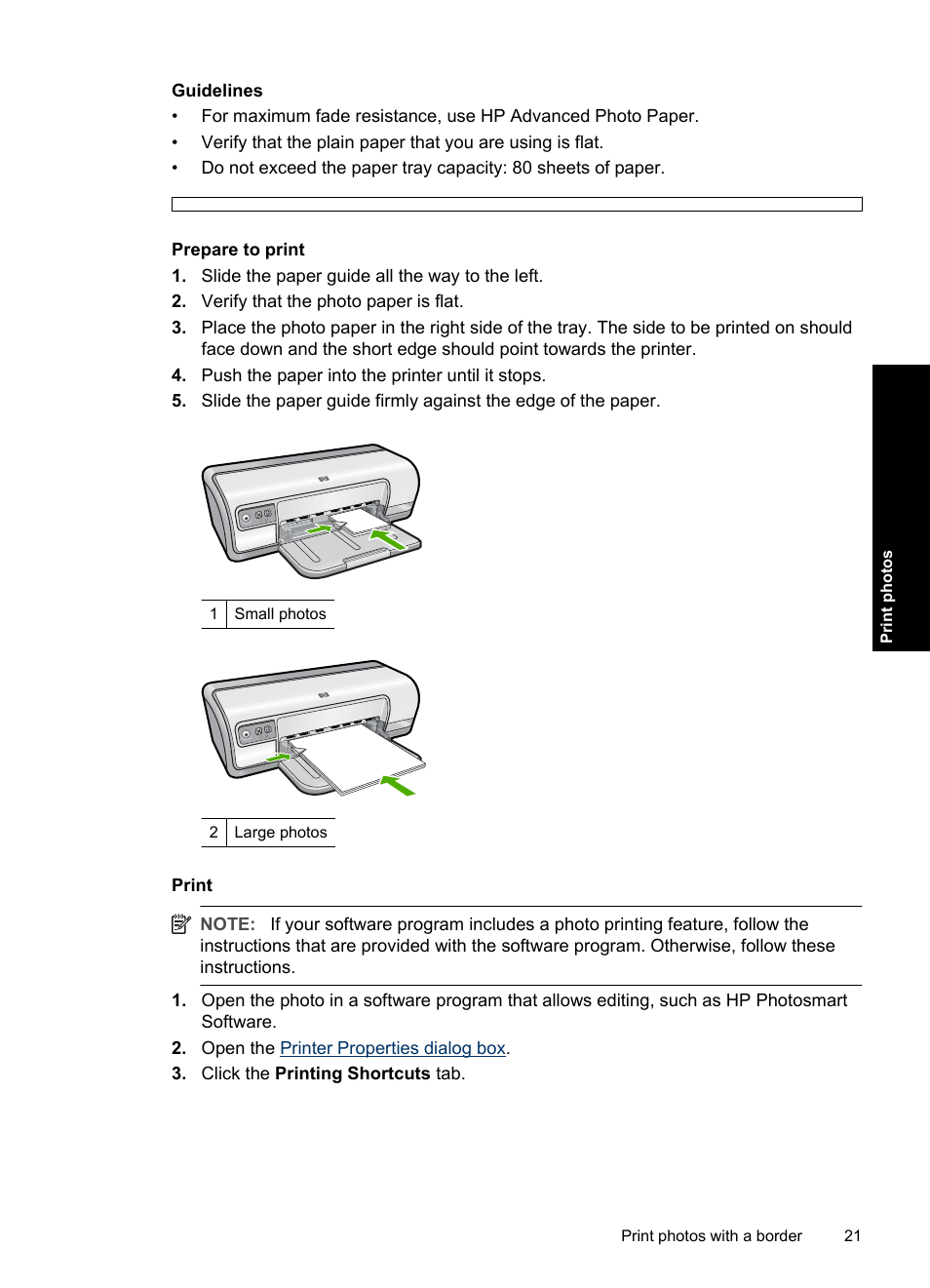 HP Deskjet D2560 Printer User Manual | Page 24 / 121