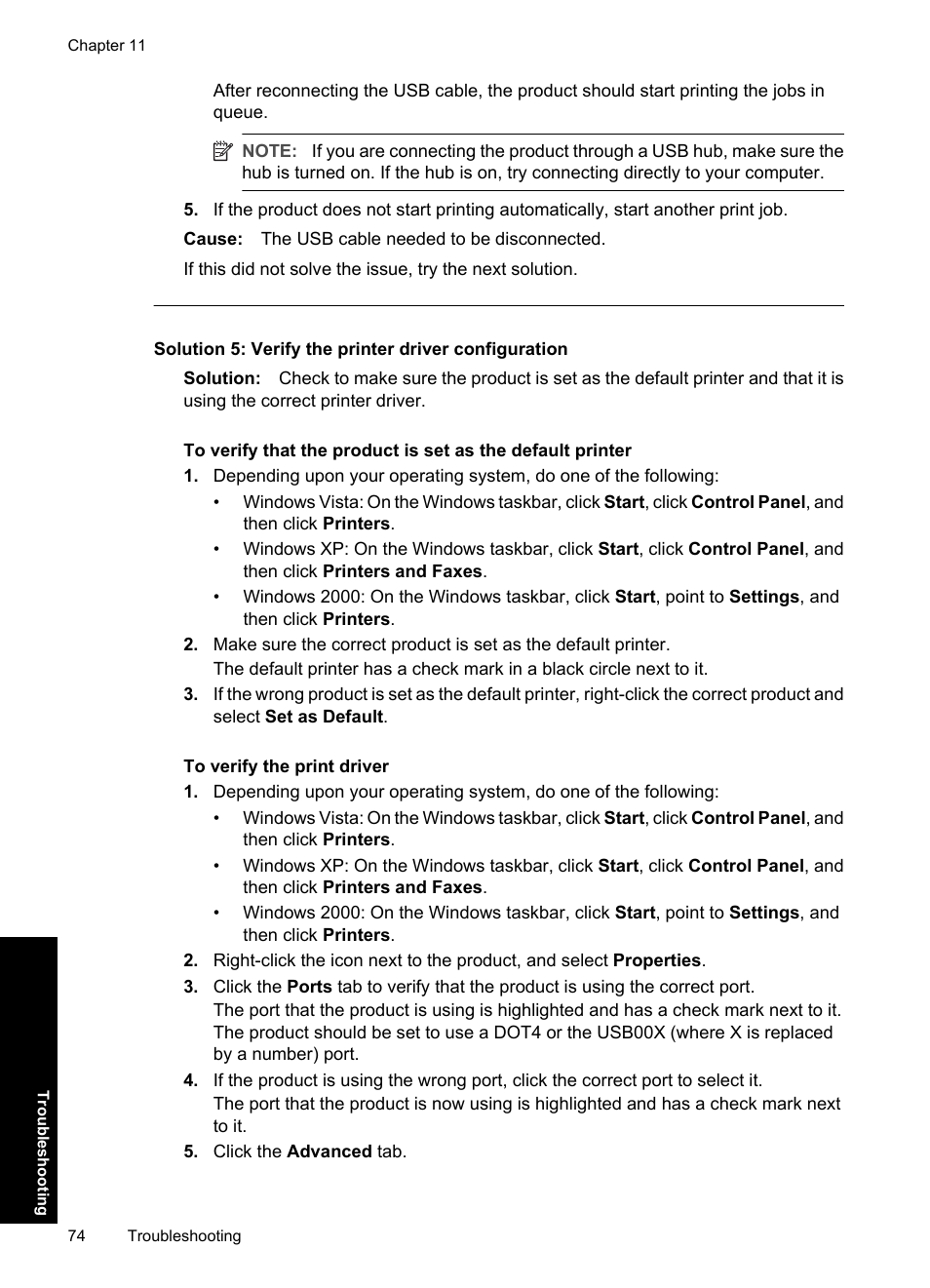 HP Deskjet D2560 Printer User Manual | Page 77 / 121