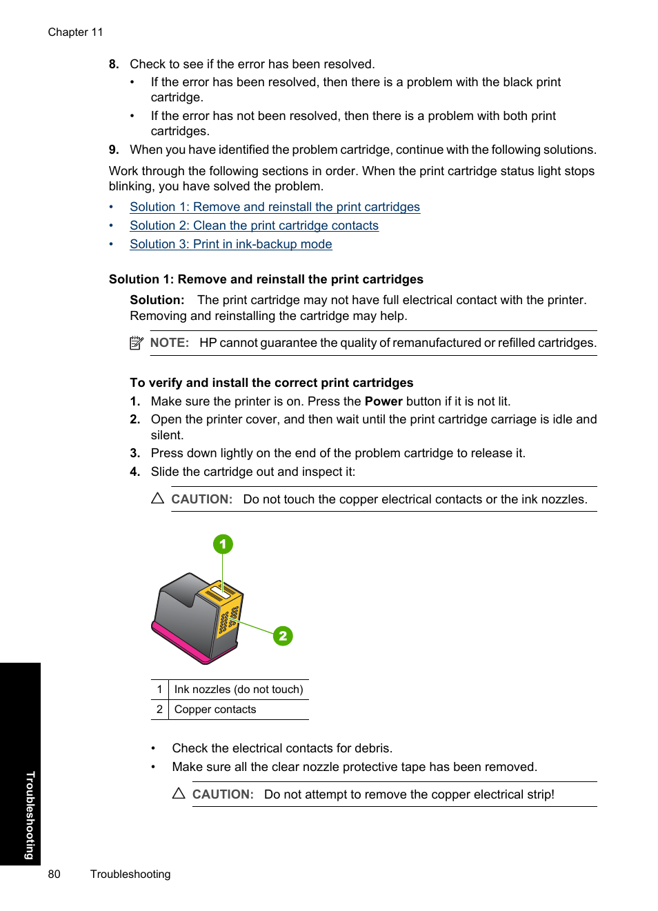 HP Deskjet D2560 Printer User Manual | Page 83 / 121