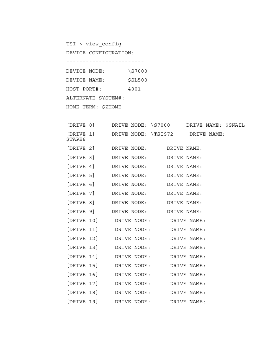 Example a-2, Configured msmm server - config | HP NonStop G-Series User Manual | Page 131 / 210
