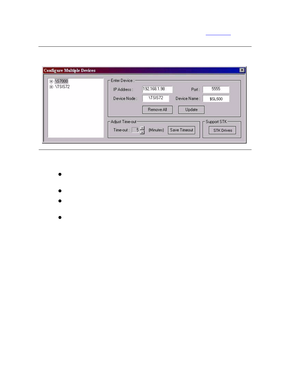 Figure 5-2, Configure multiple devices dialog box | HP NonStop G-Series User Manual | Page 75 / 210