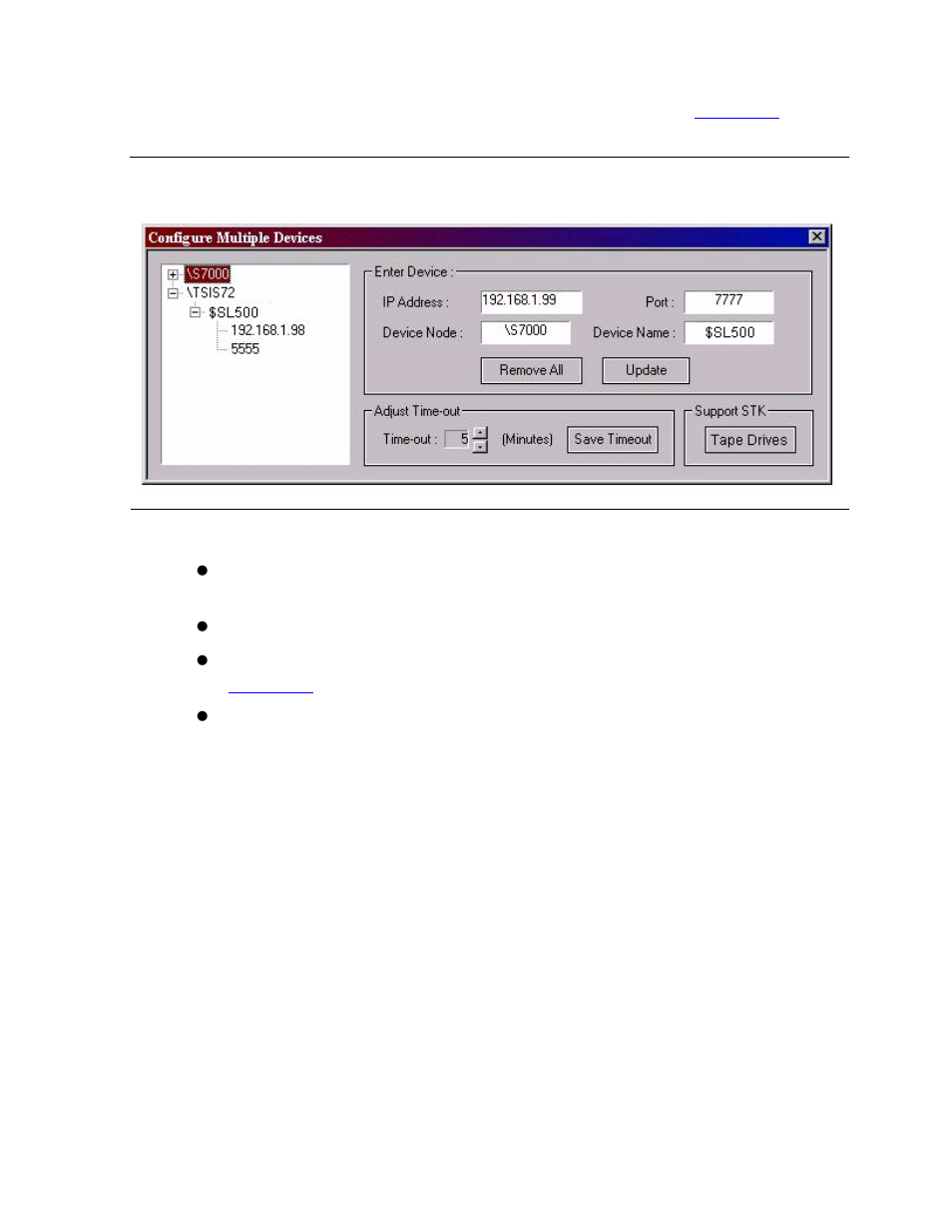 Figure 5-7, Configure multiple devices dialog box | HP NonStop G-Series User Manual | Page 80 / 210