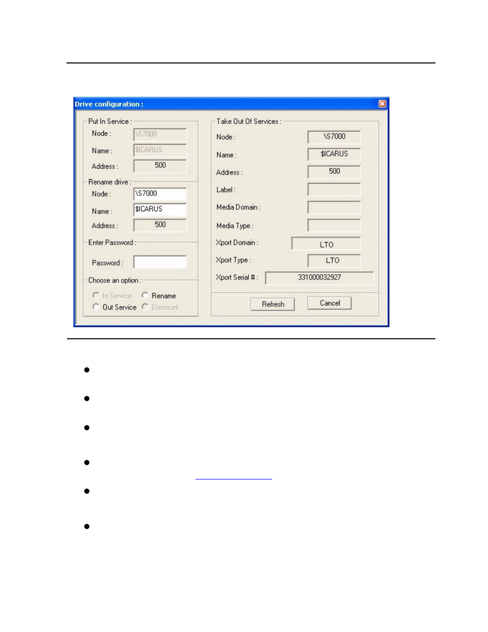 Figure 6-9, Drive configuration dialog box, Appe | HP NonStop G-Series User Manual | Page 94 / 210