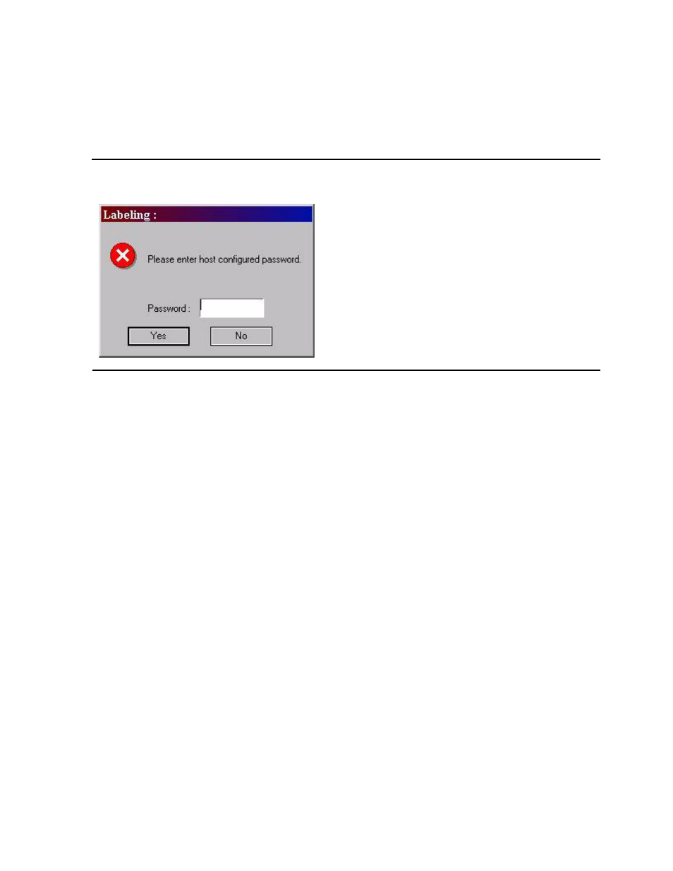 Figure 6-11, Host configured password dialog box | HP NonStop G-Series User Manual | Page 97 / 210