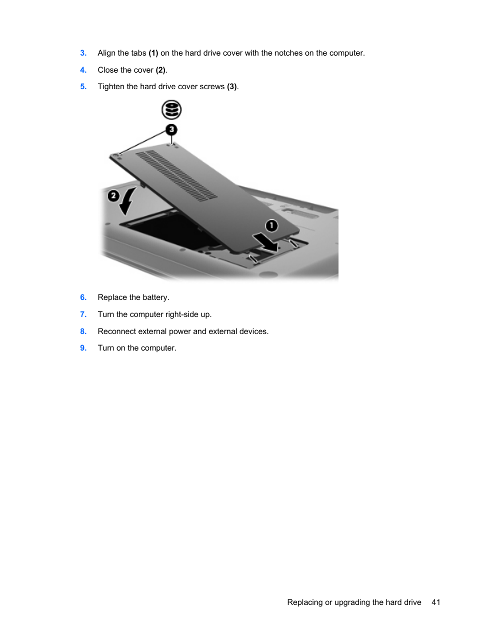 HP Compaq Presario CQ56-110US Notebook PC User Manual | Page 49 / 80