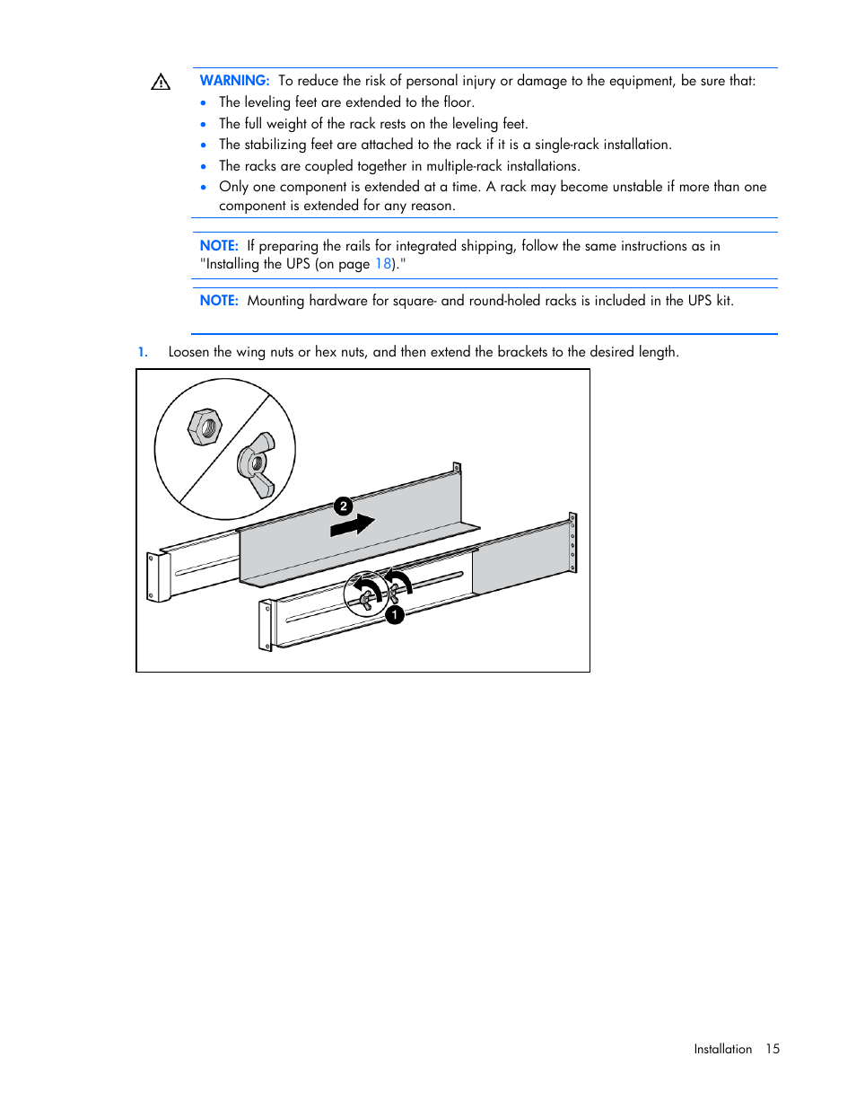 HP UPS Extended Runtime Module User Manual | Page 15 / 65