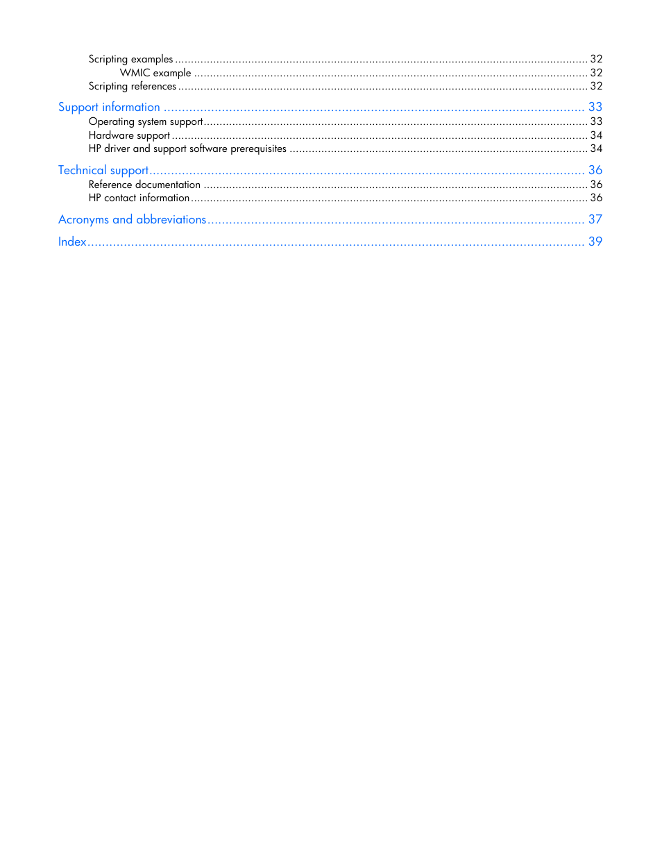 HP Insight Management WBEM Providers User Manual | Page 4 / 40