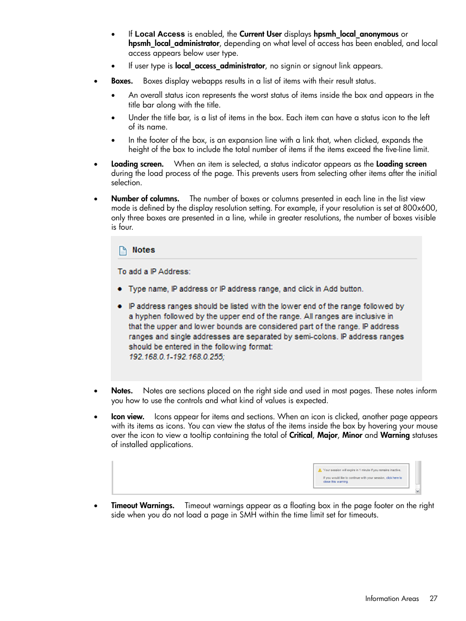 HP System Management Homepage-Software User Manual | Page 27 / 102