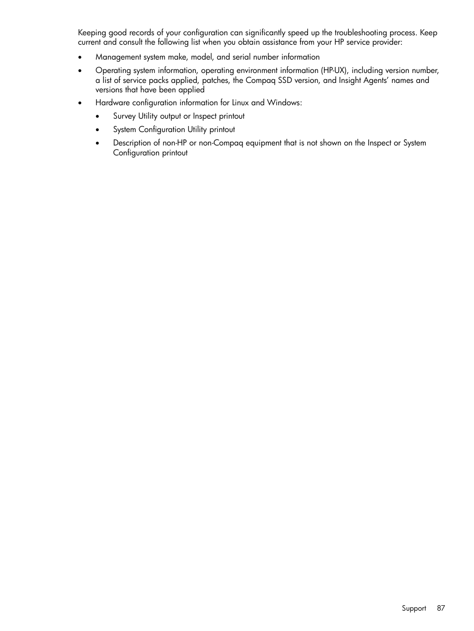 HP System Management Homepage-Software User Manual | Page 87 / 102