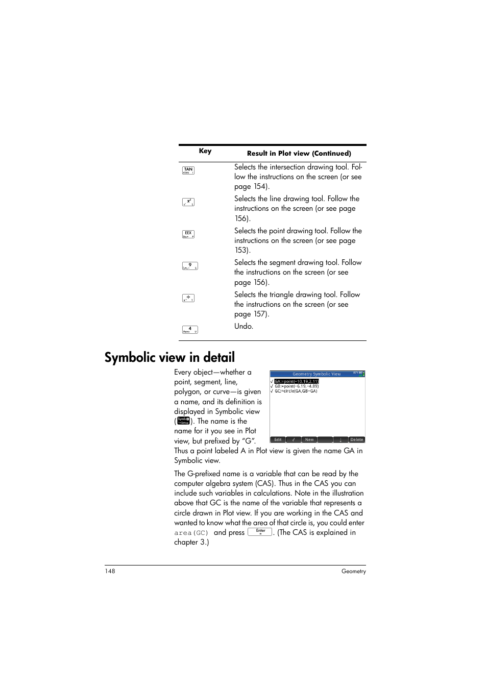 Symbolic view in detail | HP Prime Graphing Calculator User Manual | Page 152 / 616