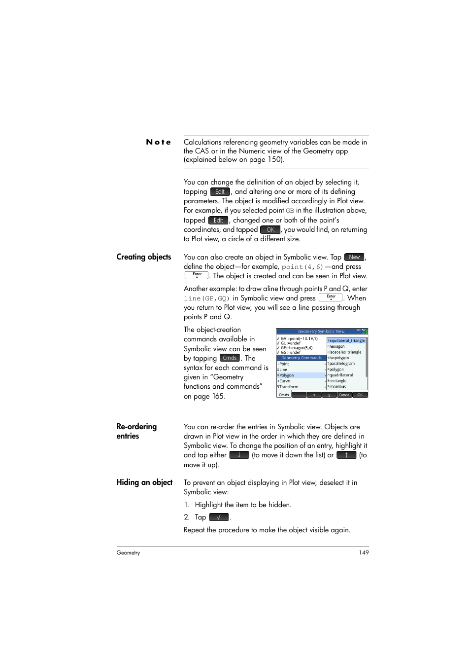 HP Prime Graphing Calculator User Manual | Page 153 / 616