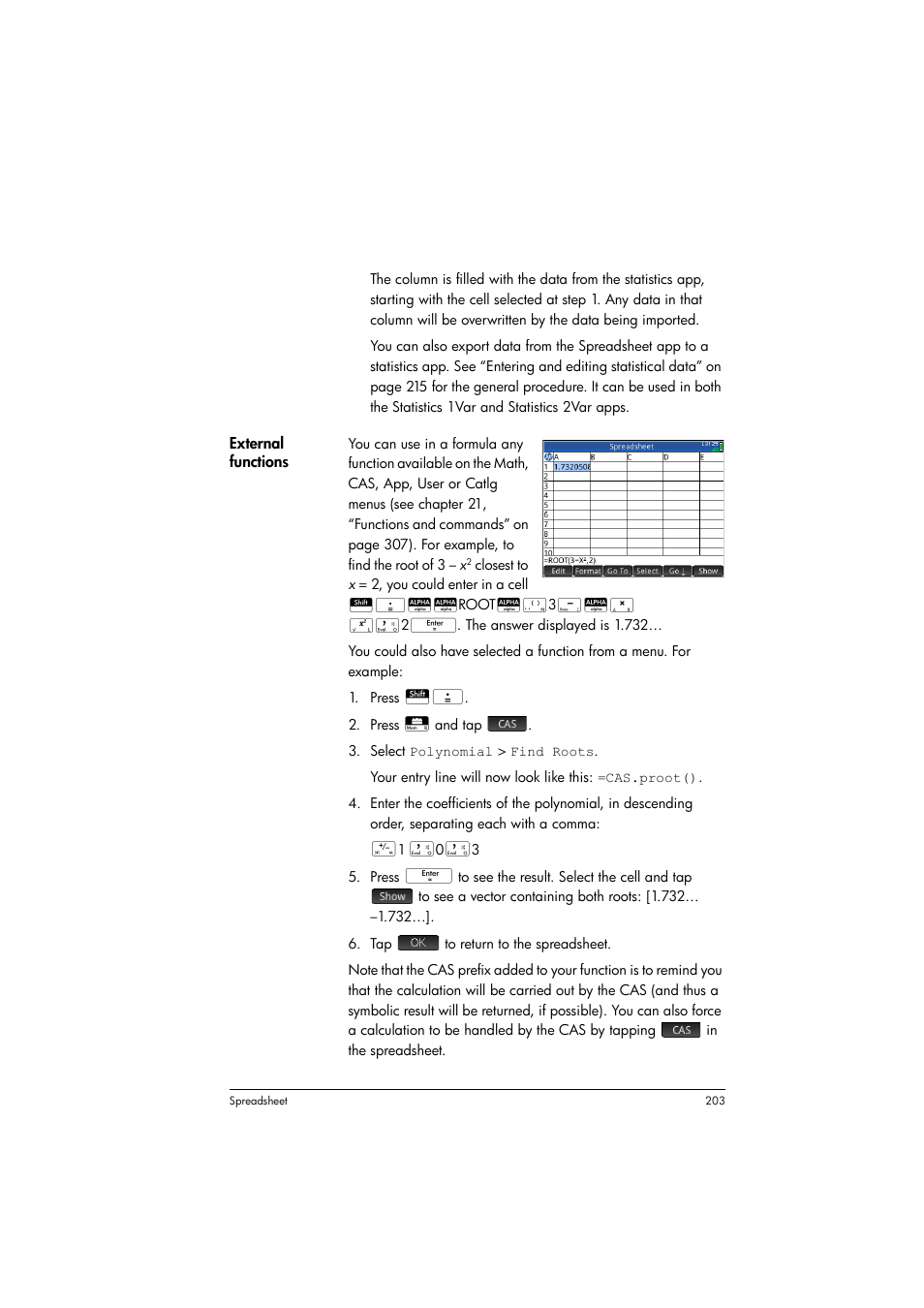 S.aa, Was jo | HP Prime Graphing Calculator User Manual | Page 207 / 616