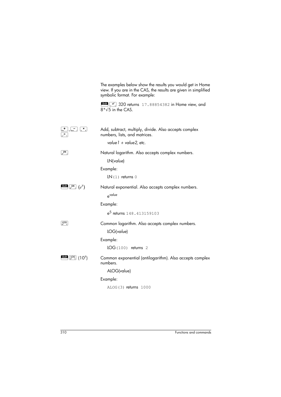 HP Prime Graphing Calculator User Manual | Page 316 / 616